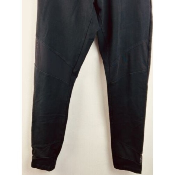 Victoria's Secret PINK Leggings S Yoga Mesh Black Crop Pocket Workout Stretchy - Picture 3 of 7